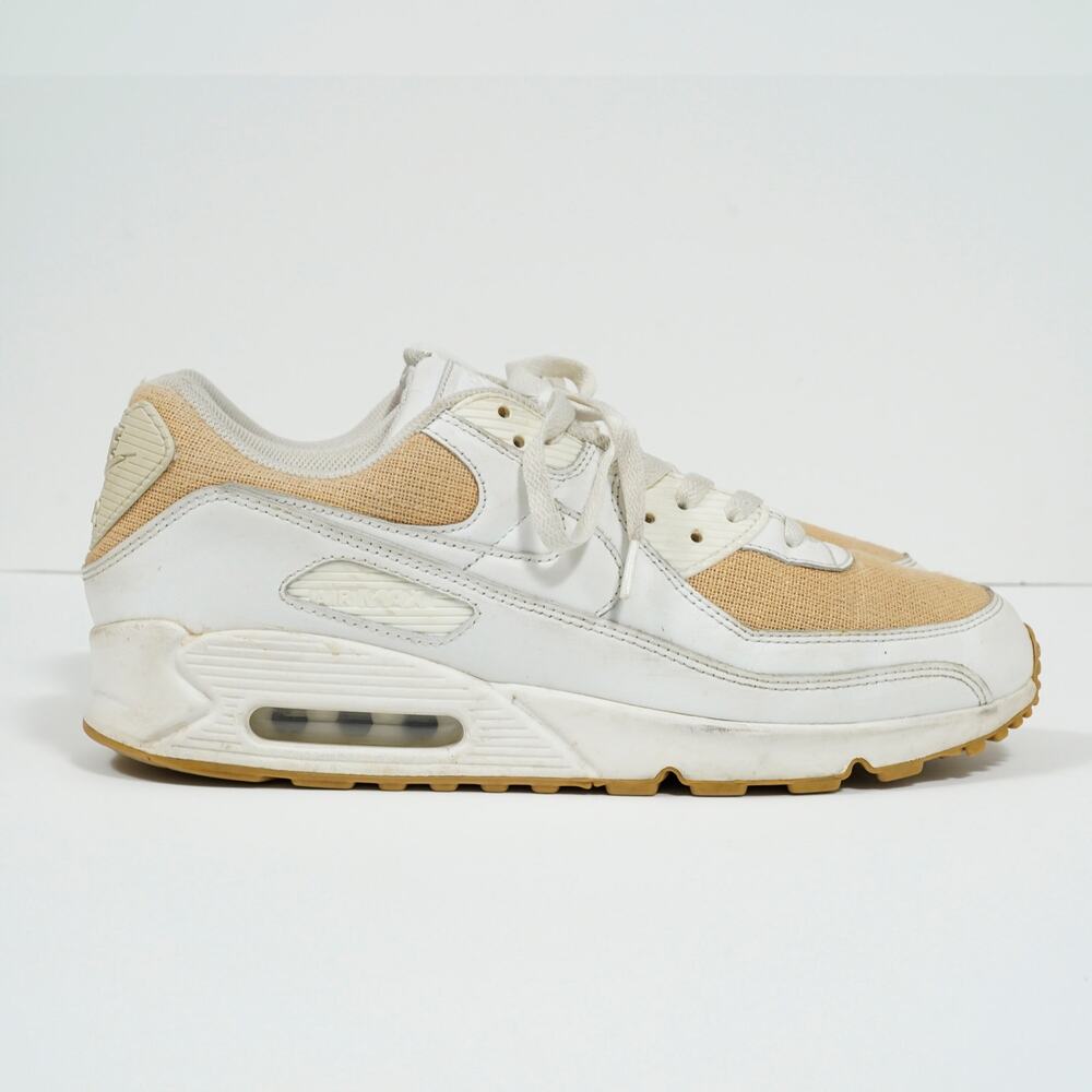 Nike Air Max 90 Burlap Summit White Gum Brown DD9678-100 Men’s 12
